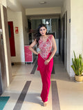 Glam Berry Saree