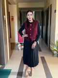 Classy 1 Pc Dress with Detachable Jacket