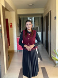 Classy 1 Pc Dress with Detachable Jacket