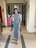 Woolen Dress with Shrug