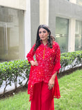 Bandhej Plazo set