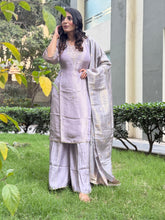 Regal Shimmer Suit set with Banarasi Dupatta