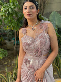 Champagne Blush Saree