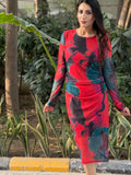 Crimson Muse Dress