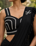 Black Elegance Saree