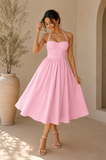 Blush Belle Midi Dress 🌸