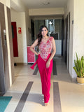 Glam Berry Saree