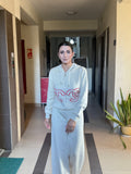 Stylish Off- White Coord with Hoodie