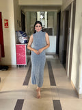 Woolen Dress with Shrug