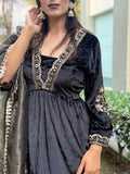 Party Wear Velvet Suit