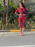 Crimson Muse Dress