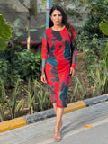 Crimson Muse Dress