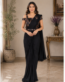 Midnight Muse Saree