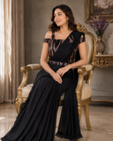 Midnight Muse Saree