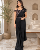 Midnight Muse Saree
